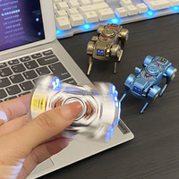 2-in-1 Roboterhund Fidget Spinner Mechanische Transformation Rotator Sensorisches Stressabbau-Spielzeug Lehrreiches Geschenk für Erwachsene