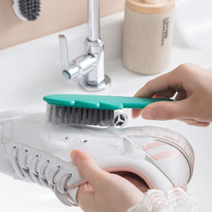 Shoe Brush Soft Bristle Plastic Multi Purpose Cleaning For Clothes And Shoes Spring Blue - Product Image 3
