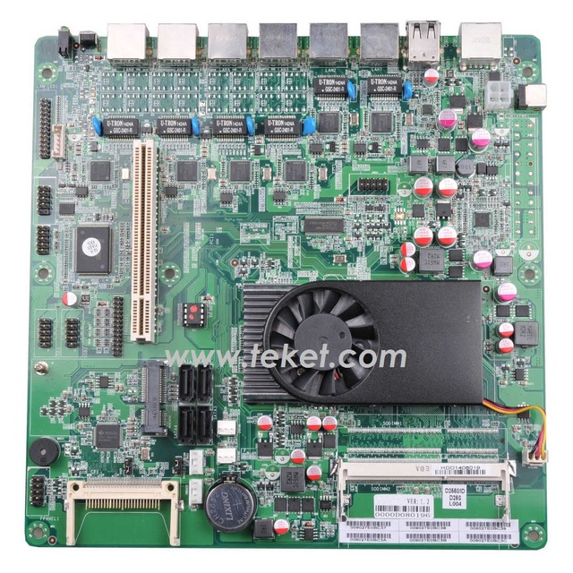 D2550LS Intel Atom D2550 Motherboard  with Intel 6 LAN PORTS and 12V DC in Industrial Automation  Network Security  pfSense