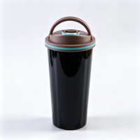 Thermos isotherme à double paroi en acier inoxydable 304 OEM avec infuseur à thé, affichage de la température, gourde de bureau métallique réutilisable