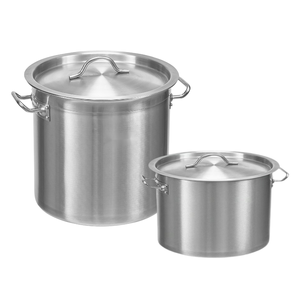 Venta al por mayor OEM <span class=keywords><strong>20l</strong></span> 50l 100l 200l FONDO DE sándwich de acero inoxidable gran cocina comercial olla grande olla sopa grande - Product Image 3
