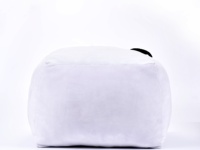 Oreiller en peluche personnalisé en forme de tofu mignon de 40 cm pour enfants, cadeaux, jouets en peluche de dessin animé, rembourrage en coton PP brodé, décoration de la maison