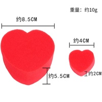 5 pièces/ensemble multipliant l'éponge coeurs tours de magie saint valentin ou mariage gros plan scène accessoires magiques accessoires magiques enfant jouets