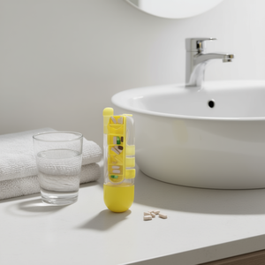 Estuche para guardar pastillas Myrva S161854, organizador de medicamentos portátil de plástico para uso diario - Product Image 2