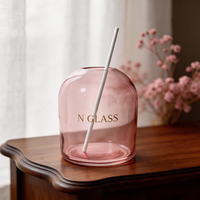 Luxuriöse 350ml Anpassbare Kapazität Lufterfrischer Reed-Diffusor-Flasche Mattiertes Farbglas Siebdruck Aromatherapie