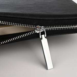 Quaderno A5 in PU con Cerniera, Cartella Portadocumenti Multifunzionale Personalizzabile per Manager, Nuovo Modello con Ampia Capacità e Tasche Interne - Product Image 3