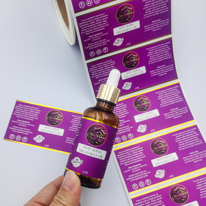 Etiquetas Personalizadas para Botellas <span class=keywords><strong>de</strong></span> Aceite Esencial, Vinilo Impermeable, Impresión a Todo Color con Lámina Dorada, Pegatinas en Rollo para Empaquetado <span class=keywords><strong>de</strong></span> Productos para el Cuidado <span class=keywords><strong>de</strong></span> la Piel - Product Image 4