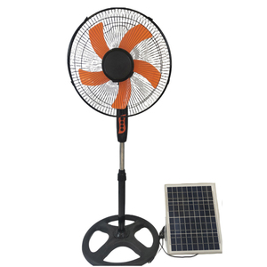 Factory air <strong>Cooler</strong> Solar <strong>Bedroom</strong> Ventilador Powered <strong>Fan</strong> 16 Inch Lithinum Battery Solar <strong>Fan</strong> With Solar Panel - Product Image 1