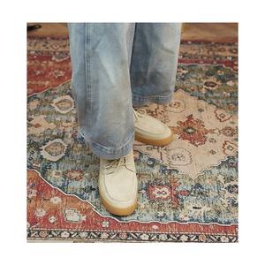 Nuevos Zapatos de Trabajo de Hombre de Caña Baja, Modernos, Versátiles, Casuales, con Punta Cuadrada, Transpirables, Antideslizantes, Zapatillas de Trabajo Juveniles a la Moda - Product Image 4