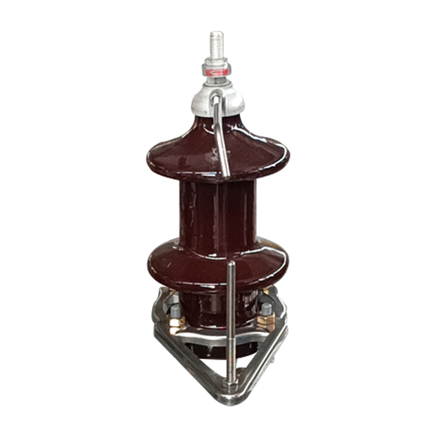 Power Distribution and Substation Equipment Brown High-voltage Transformer Porcelain Bushing DIN Electrical Insulator
