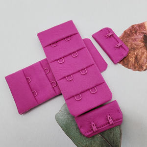 Accessoires de lingerie de haute qualité : Bande de fixation à crochets et œillets en nylon noir, longue, à trois rangs, à point simple, pour corset et soutien-gorge - Product Image 3