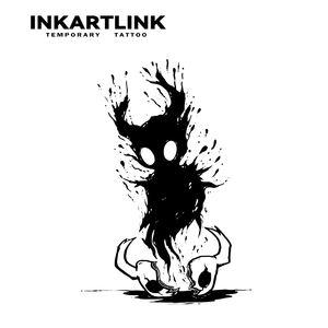 Autocollant de tatouage temporaire Dark <span class=keywords><strong>Soul</strong></span> Ghost personnalisé, style encre ajourée Anime, à base de plantes, semi-permanent 15 jours, pour bras et jambes, vente en gros - Product Image 1