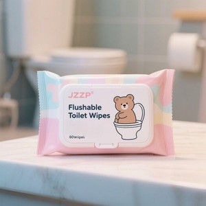 JZZP nuevo Material toallitas húmedas desechables para bebés a base de plantas toallitas desechables de papel lavables sin perfume para el cuerpo del bebé - Product Image 2