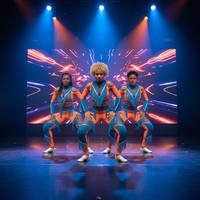 Uniformes de majorettes avec franges, bottes de majorettes, costume de majorettes personnalisé avec paillettes, fabrication de costumes de scène pour spectacles