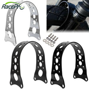 RACEPRO motocicleta horquilla delantera guardabarros Brace Tracker estrecho para <span class=keywords><strong>Harley</strong></span> Sportster Iron <span class=keywords><strong>XL</strong></span> <span class=keywords><strong>883</strong></span> 1200 Dyna <span class=keywords><strong>Low</strong></span> Rider Super Glide - Product Image 1