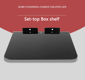 Q08-1 Tempered Glass TV tường kệ cho DVD Player TV DVD đứng cho TV <span class=keywords><strong>Wall</strong></span> <span class=keywords><strong>Mount</strong></span> với kệ nổi TV đứng treo tường - Product Image 1