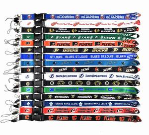 Bán Buôn NHL Ice Hockey Làm Việc Giấy Phép Phát Hành Khóa Dài Điện Thoại Di Động NHL Đội Logo Dây Buộc - Product Image 2