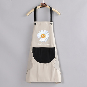 Custom Logo Women's Oil-Proof and Waterproof Kitchen Favourite Bib Sleeveless <strong>Apron</strong> for Cleaning - Product Image 4