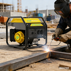 Générateur d'essence <span class=keywords><strong>portable</strong></span> silencieux Glyde Power 3000W, 4 temps, 220V AC monophasé, 50/60Hz, démarrage par lanceur, garantie 12 mois - Product Image 2