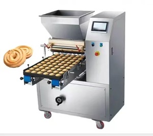 Machine à biscuits multifonctionnelle avec presse à biscuits, coupe-fil et moules réglables, pour la fabrication de petits biscuits - Product Image 2