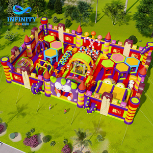 Parque <span class=keywords><strong>de</strong></span> Diversiones Inflable Gigante Personalizado para Exteriores, Proveedor <span class=keywords><strong>de</strong></span> Circuitos <span class=keywords><strong>de</strong></span> Obstáculos, Parque <span class=keywords><strong>de</strong></span> Juegos Inflable Grande Todo en Uno - Product Image 2
