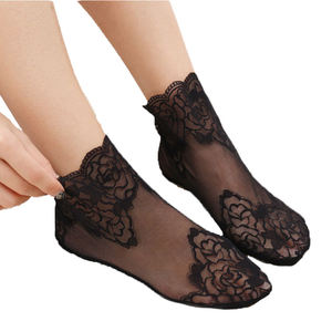 Hoa Mô Hình Thoáng Khí Trong Suốt Vớ Phụ Nữ Cho Nữ Ăn Mặc Hàng dệt Kim - Product Image 1