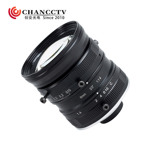 Objectif de vision industrielle CH677A 6 mm <span class=keywords><strong>2</strong></span>/<span class=keywords><strong>3</strong></span>" 5MP à monture C/CS |   F1.4-F16 <1% de distorsion, 73.5 °   Objectif industriel à champ de vision large et mise au point rapprochée de 0,1 m - Product Image 2