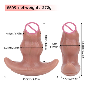 <span class=keywords><strong>Plug</strong></span> <span class=keywords><strong>anal</strong></span> électrique en silicone de qualité médicale en forme d'ancre de bateau et de pénis réaliste adapté aux bouchons anaux adultes - Product Image 5