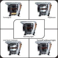 Conjunto de Faros Delanteros LED Estilo Raptor para Ford F150 2015-2020, Luces de Circulación Diurna, Señal de Giro Secuencial, Proyector, Venta al Por Mayor de Fábrica