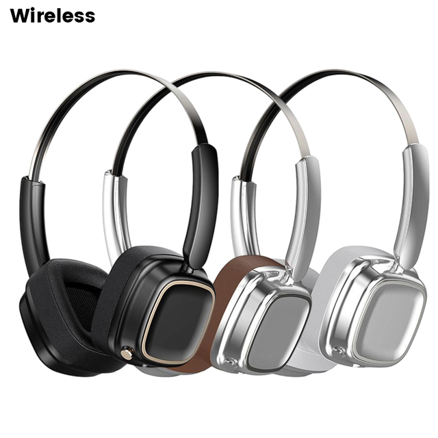 New Hot-Selling Retro Over-Ear Bluetooth Headphones, Compact Wireless Bluetooth 5.4 with Deep Bass Music