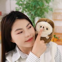 Peluche Hérisson Doux et Réaliste en Coton PP, Adorable Ornement de Table, Cadeau Anti-Stress pour Enfants de 8 à 13 Ans