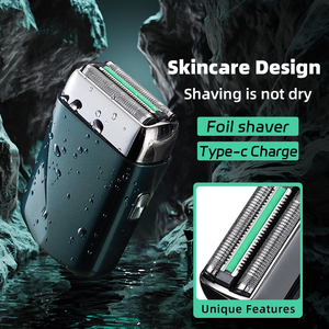 2025 New <b>Foil</b> <b>Shaver</b> Waterproof Twin Blades <b>for</b> Men Bald <b>Head</b> Barber <b>Foil</b> <b>Shaver</b> Rechargeable - Product Image 2