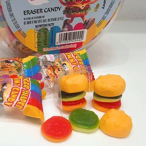 Gomitas de Frutas con Forma de Hamburguesa, Dulces Multicolores con Sabor Dulce, en Caja, Caramelos de Cera, Venta al por Mayor - Product Image 5