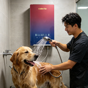 Chauffe-<span class=keywords><strong>eau</strong></span> électrique instantané rapide et intelligent 12KW à commande micro-ordinateur avec réglage automatique de la puissance <span class=keywords><strong>pour</strong></span> le toilettage des chiots - Product Image 2