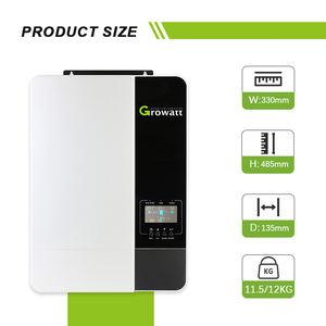 Hot 48V 5000W <span class=keywords><strong>Growatt</strong></span> <span class=keywords><strong>SPF</strong></span> <span class=keywords><strong>3500</strong></span> <span class=keywords><strong>ES</strong></span> onduleur solaire hors réseau fonction de sortie monophasée haute efficacité Pv solaire - Product Image 2