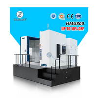 Centre d'usinage CNC horizontal Ching Luzhong HMU800, commande de fraisage CNC 5 axes GSK