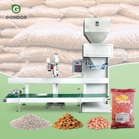 Gerstenbohnen-Futtersack-Nähmaschine, Getreideabfüllmaschine, 25kg Reishülsen-Verpackungsmaschine, Saatgutfüllanlage und Förderband für Weizen
