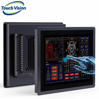 Panel PC Industrial de 18.5 y 23.6 Pulgadas con HMI Android, IP65, Sin Ventilador, Táctil Capacitivo, RS232, Montaje en Panel, OEM, ODM