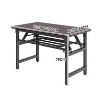 2025 Table d'étude de bureau d'ordinateur pliante Table de jeu de travail pour bureau à domicile