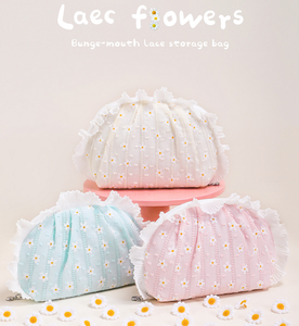 กระเป๋าใส่ลิปสติกสไตล์ฝรั่งเศสเดซี่ใหม่กระเป๋าใส่เหรียญน่ารักกระเป๋าใส่เหรียญกระเป๋าคลัทช์สำหรับผู้หญิง - Product Image 1