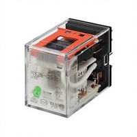 Relais de puissance OMRON MY2N-GS-R DPDT 10A 250VAC avec indicateur LED, montage sur prise, 2 pôles, série MY-GS, prix négociable