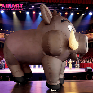 Costume gonflable de <span class=keywords><strong>sanglier</strong></span> de dessin animé pour défilé de carnaval, costume d'animal gonflable personnalisé pour présentation de props - Product Image 2