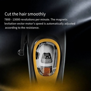 Cortadora <span class=keywords><strong>de</strong></span> Pelo <span class=keywords><strong>Profesional</strong></span> con Motor <span class=keywords><strong>de</strong></span> Levitación Magnética Eléctrica <span class=keywords><strong>de</strong></span> 13000 rpm, Juego <span class=keywords><strong>de</strong></span> Recortadora Inalámbrica para Barbería - Product Image 2