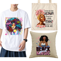 Étiquette de transfert thermique DTF la plus vendue pour t-shirts – Motifs prêts à poser, film d'impression par transfert thermique lavable, impression DTG