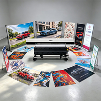 Impresora Eco Solvente de Doble Cabezal de Formato Ancho con 4 Cabezales, Impresora Eco Solvente 3200 con Pantalla Táctil, Plotter de Vinilo para Pancartas y Flex