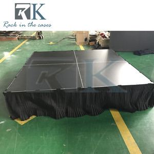 Kit de Escenario Premium con Faldones, Plataforma de Escenario para Bodas, Escenario Modular - Product Image 3
