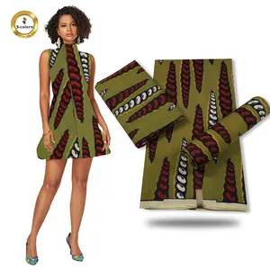 2020 Top vente africain Java cire tissu véritable Polyester Stretch Satin tissu imprimé