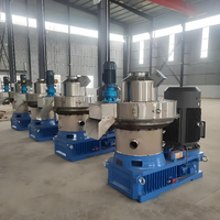 Vente directe usine : Granulateur de copeaux de bois, ligne de production de granulés de sciure et de coques de riz, granulateur biomasse à matrice annulaire