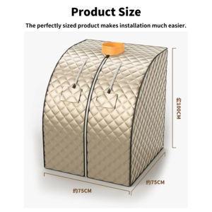 <span class=keywords><strong>กล่อง</strong></span>ซาวน่าอินฟราเรดแบบพกพา YEETE - ดีไซน์พับได้พร้อมหน้าต่างกระจกและรับประกัน 1 ปีสำหรับใช้ในบ้าน - Product Image 3