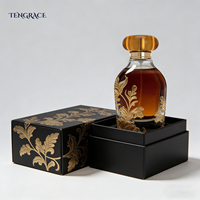 Flacon de parfum vide unique 30ml 50ml 100ml, flacon pulvérisateur avec pompe, finition mate, gravure à chaud, coffret cadeau de luxe